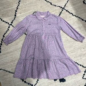 TINY COTTONS floral long sleeve collared dress.